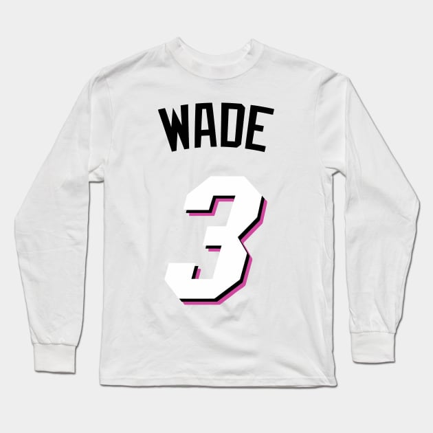 Dwyane Wade Long Sleeve T-Shirt by telutiga